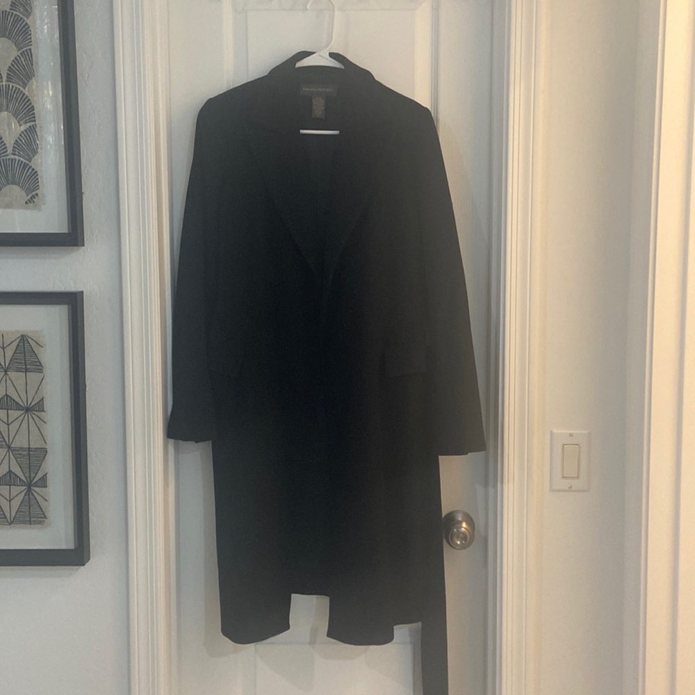 ***Banana Republic Black Peacoat***